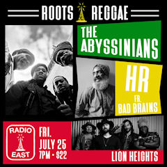 Abyssinians Radio East Jul 25