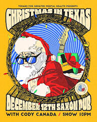 Cody Canada Saxon Dec 2025