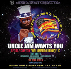 One Nation Under a Groove tour 7-22