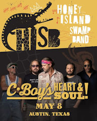 Honey Island Swamp Band C-Boy's May 2026