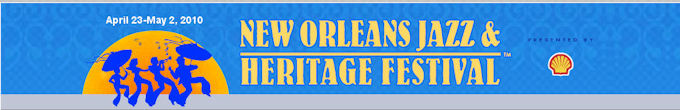 Jazz Fest 2010 Logo