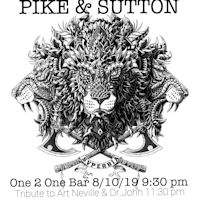 Pike and Sutton, and Art Neville & Dr John Tribute at One-2-One Aug 2019