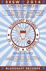 Bloodshot Records 2014 SxSW Poster