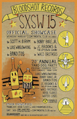 Bloodshot Records 2015 SxSW Poster