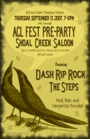 Bill & Sheri's ACL Pre-Party Poster