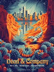 Dead & Co Dallas Poster - July 2019